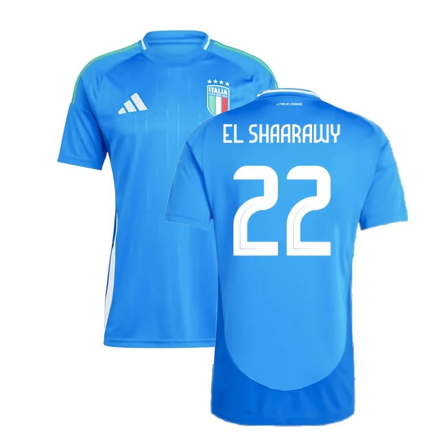 2024-2025 Italy Home Shirt (EL SHAARAWY 22) — Shop Now