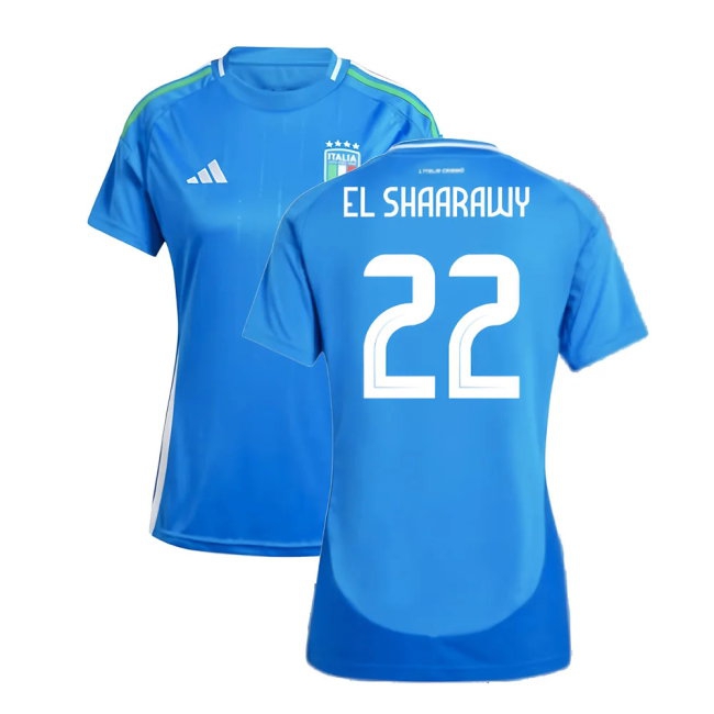 2024-2025 Italy Home Shirt (Ladies) (EL SHAARAWY 22) — Shop Online