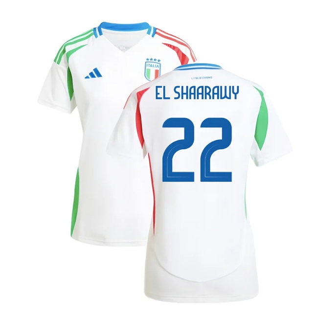 2024-2025 Italy Away Shirt (Ladies) (EL SHAARAWY 22) — Shop Online