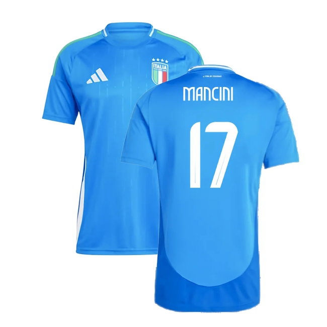 2024-2025 Italy Home Shirt (MANCINI 17) — Shop Online