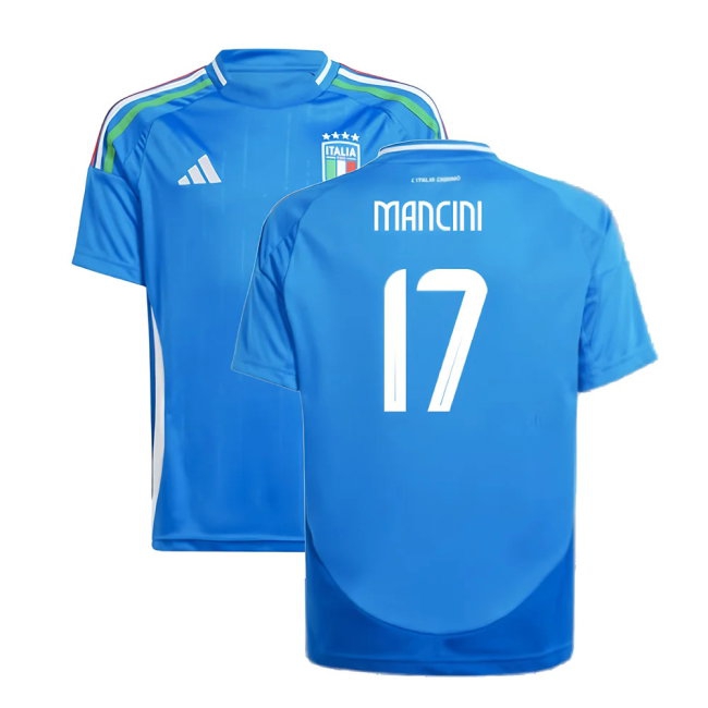 2024-2025 Italy Home Shirt (Kids) (MANCINI 17) — Buy Now