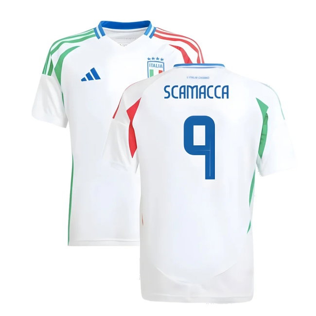 2024-2025 Italy Away Shirt (Kids) (SCAMACCA 9) — Shop Online