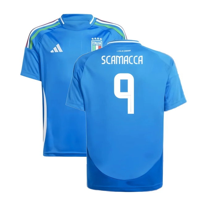 2024-2025 Italy Home Shirt (Kids) (SCAMACCA 9) — Shop Now
