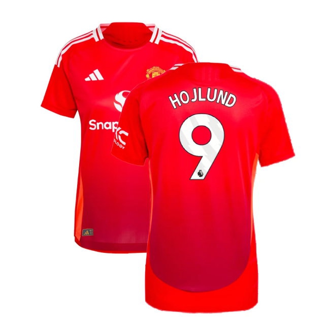 2024-2025 Man Utd match-style Home Shirt (Womens) (Hojlund 9)
