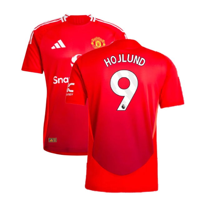 2024-2025 Man Utd match-style Home Shirt (Hojlund 9)