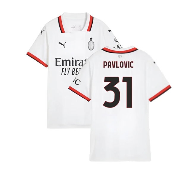 2024-2025 AC Milan Away Shirt (Womens) (Pavlovic 31) — Shop Now