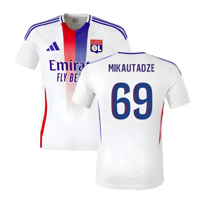 2024-2025 Olympique Lyon Home Shirt (Mikautadze 69) — Shop Now