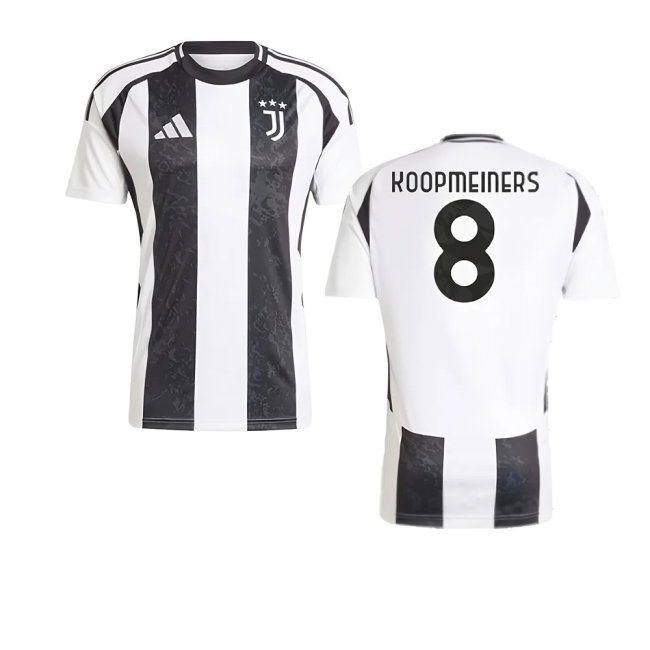 2024-2025 Juventus Home Shirt (Koopmeiners 8) — Shop Now
