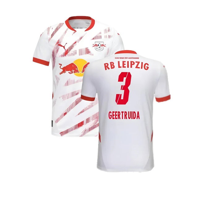 2024-2025 Red Bull Leipzig Home Shirt (Kids) (Geertruida 3) — Buy Online