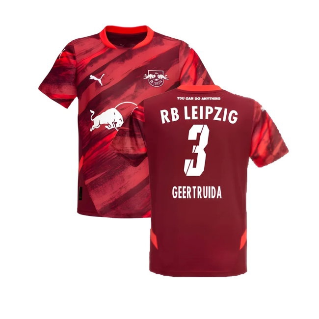 2024-2025 Red Bull Leipzig Away Shirt (Kids) (Geertruida 3) — Shop Now