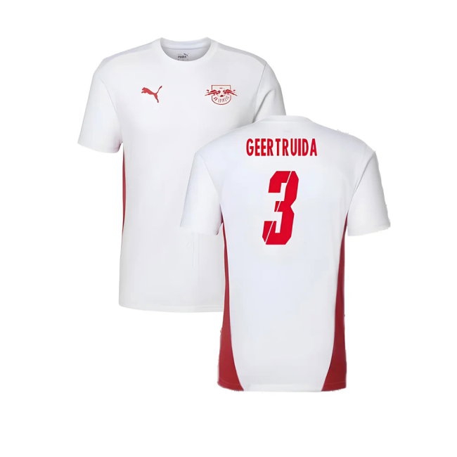 2024-2025 Red Bull Leipzig Training Shirt (White) (Geertruida 3) — Buy Now