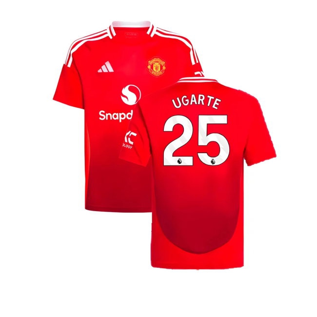 2024-2025 Man Utd Home Shirt (Kids) (Ugarte 25) — Shop Now