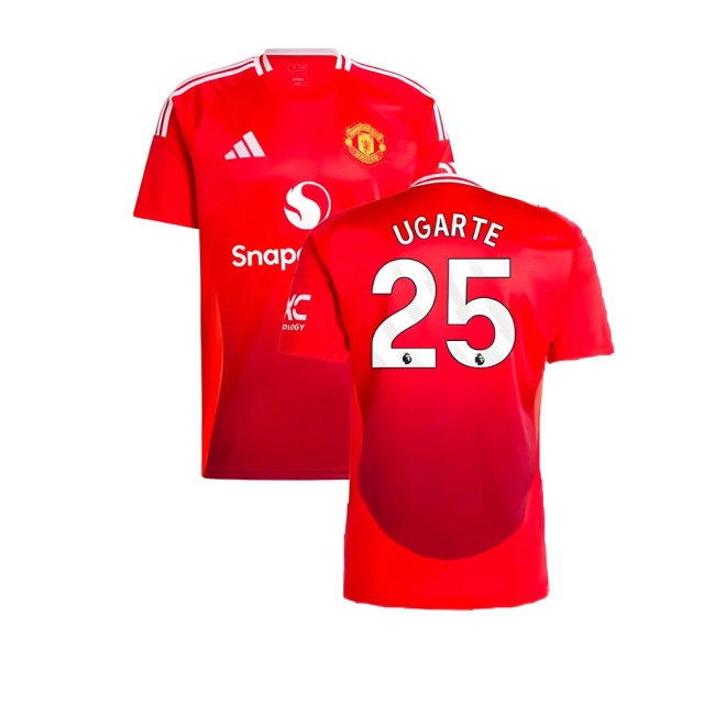 2024-2025 Man Utd Home Shirt (Ugarte 25) — Shop Online