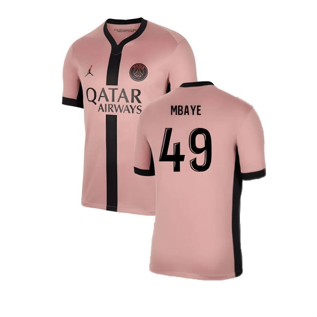 2024-2025 PSG Third Shirt (Mbaye 49) — Buy Now