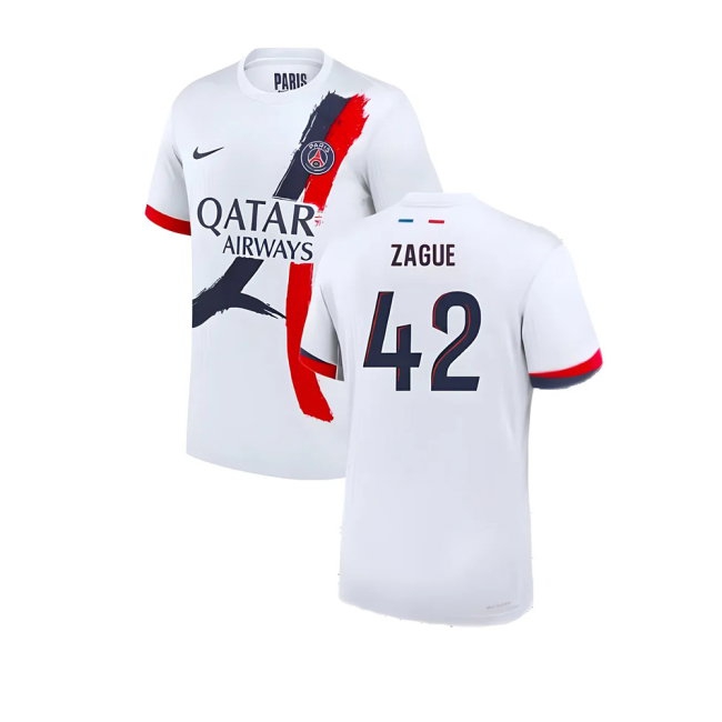 2024-2025 PSG Away match-style Dri- Shirt (Zague 42)