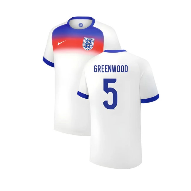 2025 England Womens Team Home Shirt (Kids) (GREENWOOD 5) — Buy Now