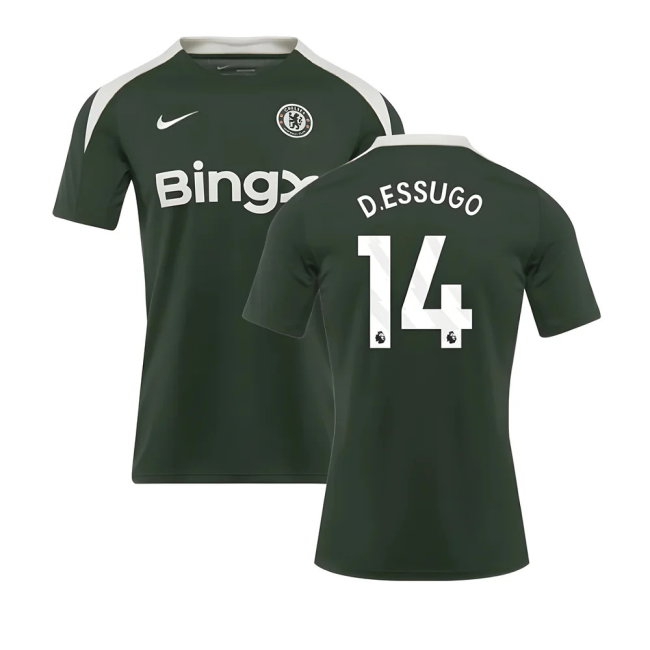 2025-2026 Chelsea Strike Training Shirt (Green) (D.Essugo 14)