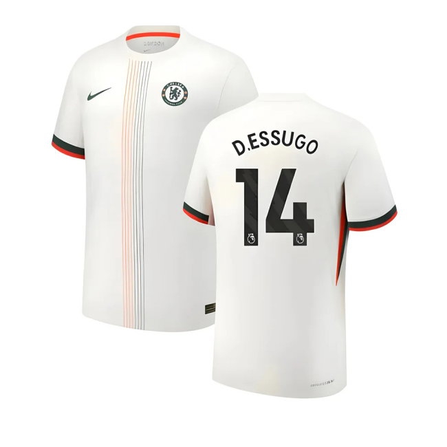 2025-2026 Chelsea Authentic ADV Away Shirt (D.Essugo 14)