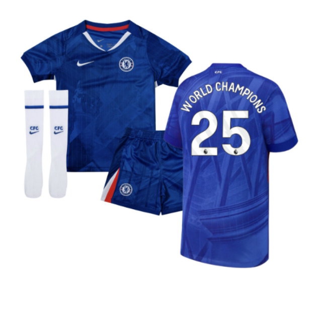 2025-2026 Chelsea Home Little Boys Mini Kit (World Champions 25)