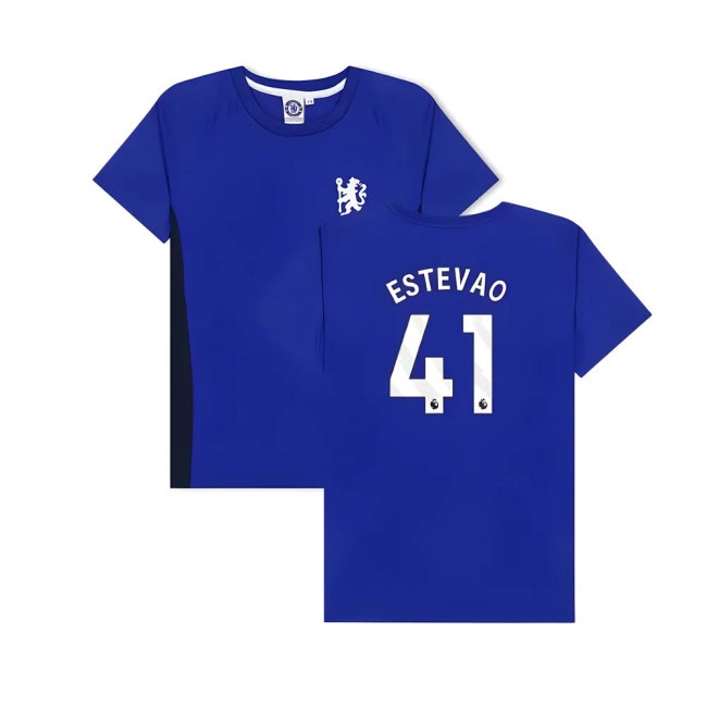 Chelsea Poly T-Shirt (Blue) - Kids (Estevao 41) — Shop Now