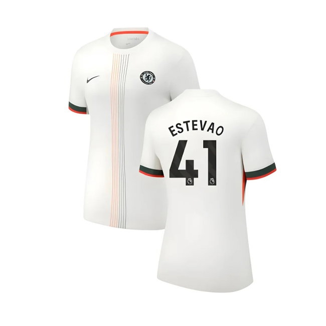 2025-2026 Chelsea Away Shirt (Womens) (Estevao 41) — Shop Online