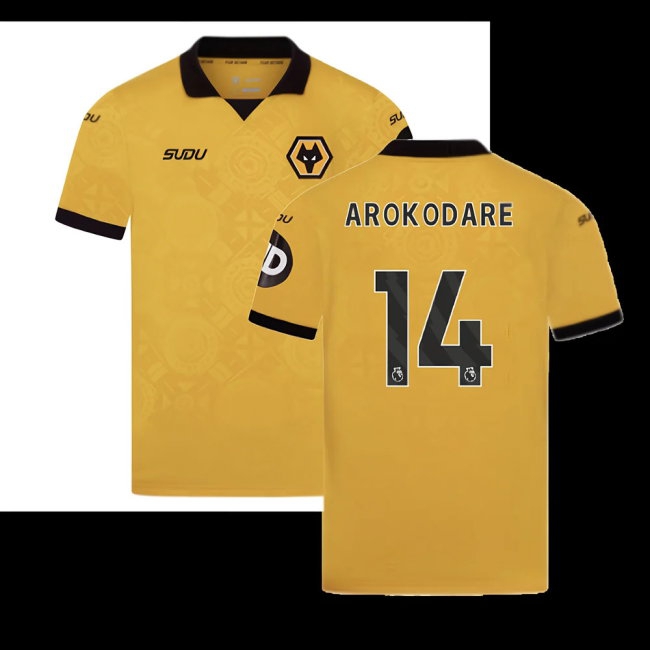 2025-2026 Wolves Home Shirt (Kids) (Arokodare 14) — Buy Online