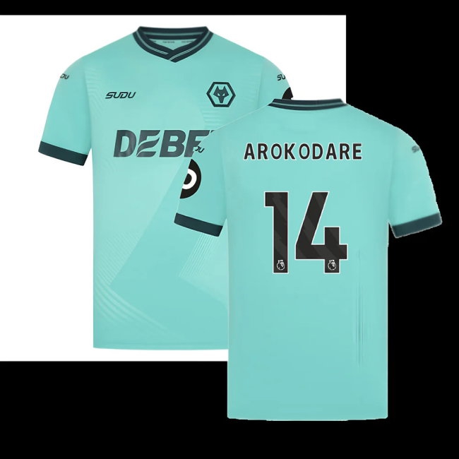 2025-2026 Wolves Away Shirt (Arokodare 14) — Shop Now