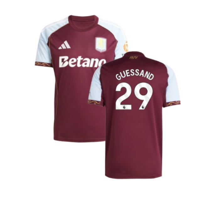 2025-2026 Aston Villa Home Shirt (Guessand 29) — Buy Online