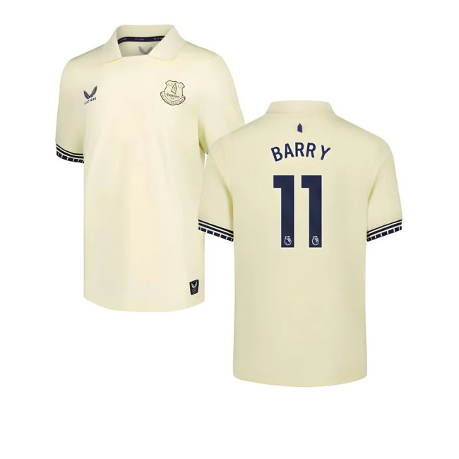 2025-2026 Everton Away Shirt - Kids (Barry 11) — Buy Now
