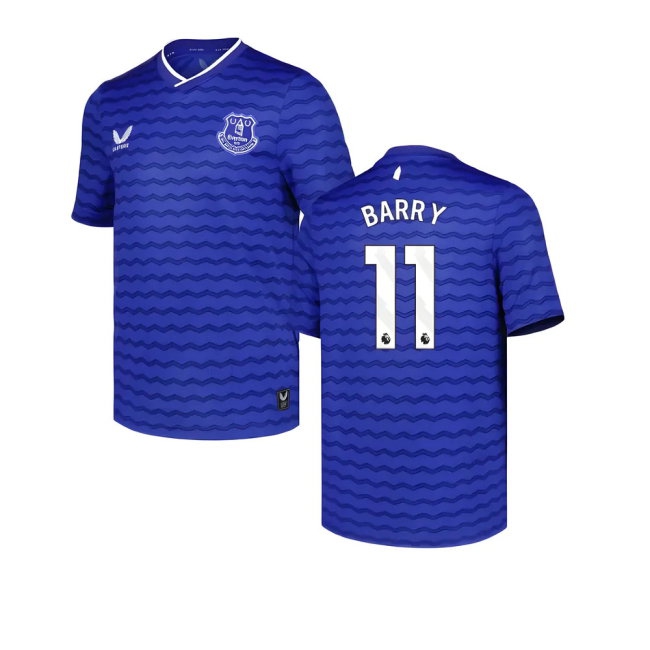 2025-2026 Everton Home Shirt (Kids) (Barry 11) — Buy Now