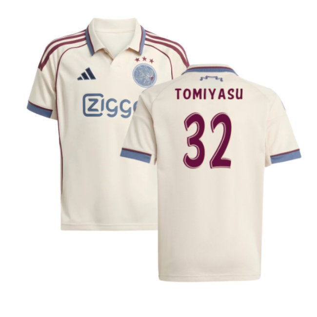 2025-2026 Ajax Third Shirt (Kids) (Tomiyasu 32) — Shop Now
