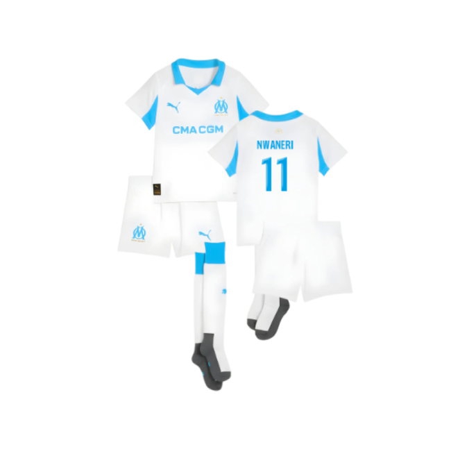 2025-2026 Marseille Home Mini Kit (Nwaneri 11) — Buy Online