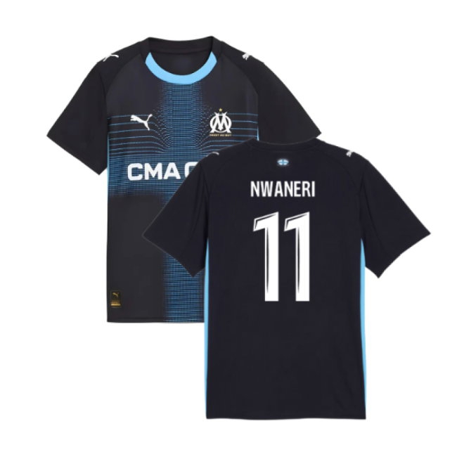 2025-2026 Marseille Away Shirt (Kids) (Nwaneri 11) — Buy Online