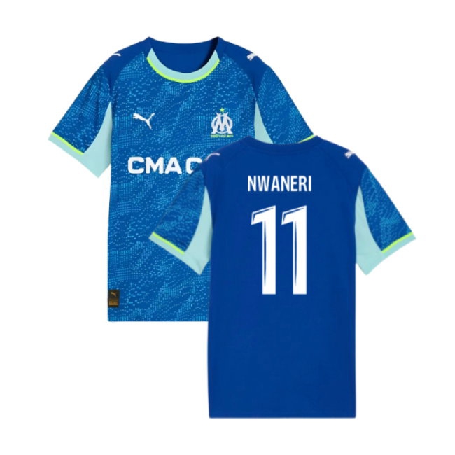 2025-2026 Marseille Third Shirt (Kids) (Nwaneri 11) — Buy Now