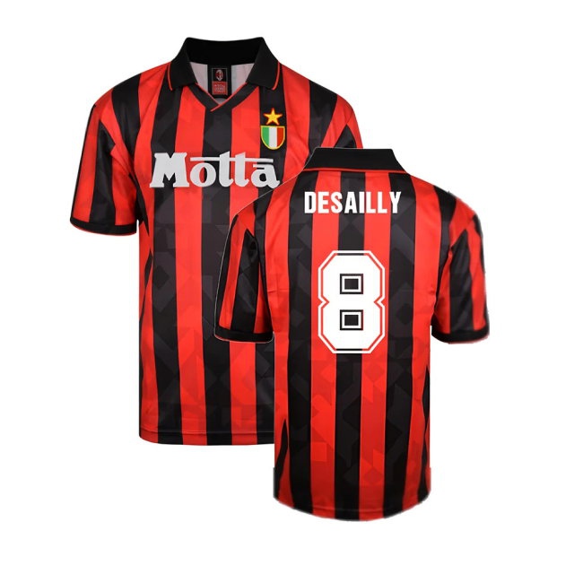 AC Milan 1994 Home Retro Shirt (DESAILLY 8) — Buy Now