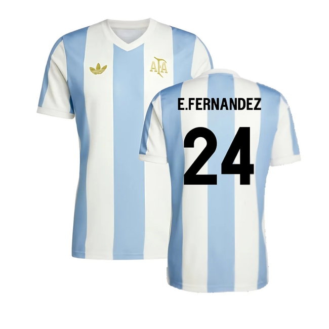 Argentina 50th Anniversary Limited Edition Shirt (E.FERNANDEZ 24) — Shop Online