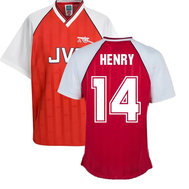Arsenal 1988 Home Retro Football Shirt (HENRY 14) — Buy Now