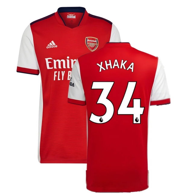 Arsenal 2021-2022 Home Shirt (XHAKA 34) — Shop Now