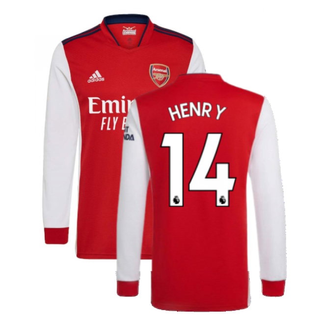 Arsenal 2021-2022 Long Sleeve Home Shirt (HENRY 14) — Buy Now