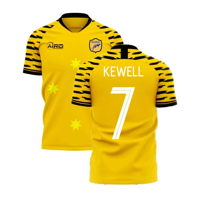 Australia 2025-2026 Home Concept Football Kit (Libero) (KEWELL 7)