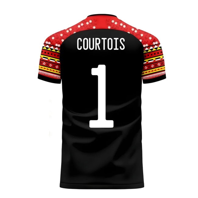 Belgium 2025-2026 Away Concept Football Kit (Libero) (COURTOIS 1) — Shop Online