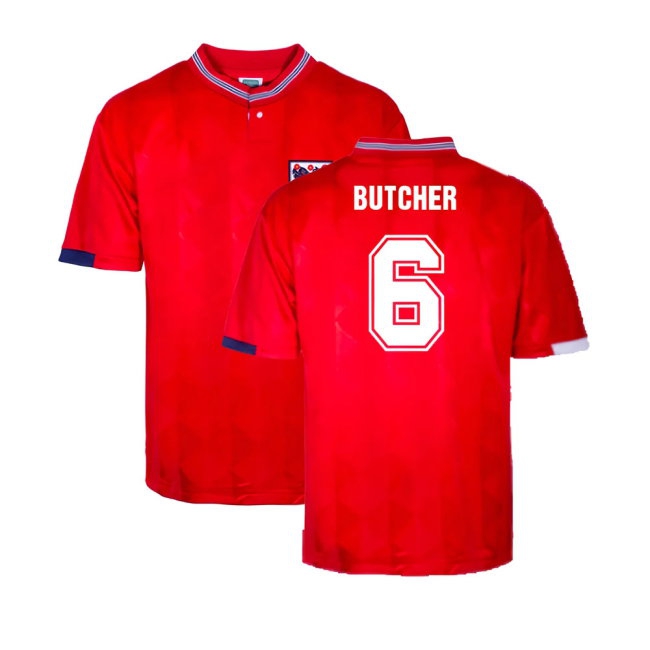 England 1989 Away Retro Shirt (Butcher 6) — Buy Online