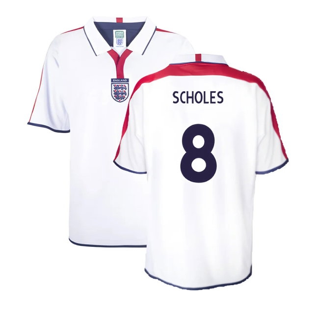 England 2004 Retro Football Shirt (Scholes 8) — Buy Online