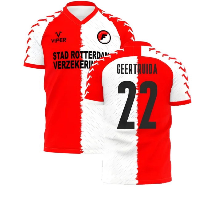 Feyenoord 2025-2026 Home Concept Shirt (Viper) (GEERTRUIDA 22) — Shop Now