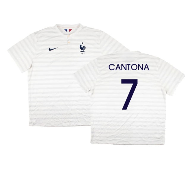 France 2014-15 Away Shirt ((Very Good) XXL) (Cantona 7) — Buy Now