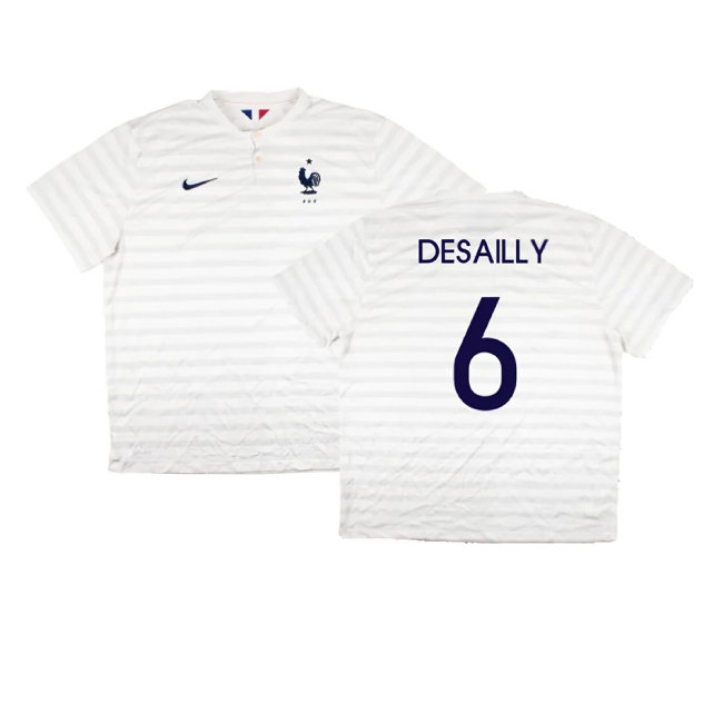 France 2014-15 Away Shirt ((Very Good) XXL) (Desailly 6) — Shop Now