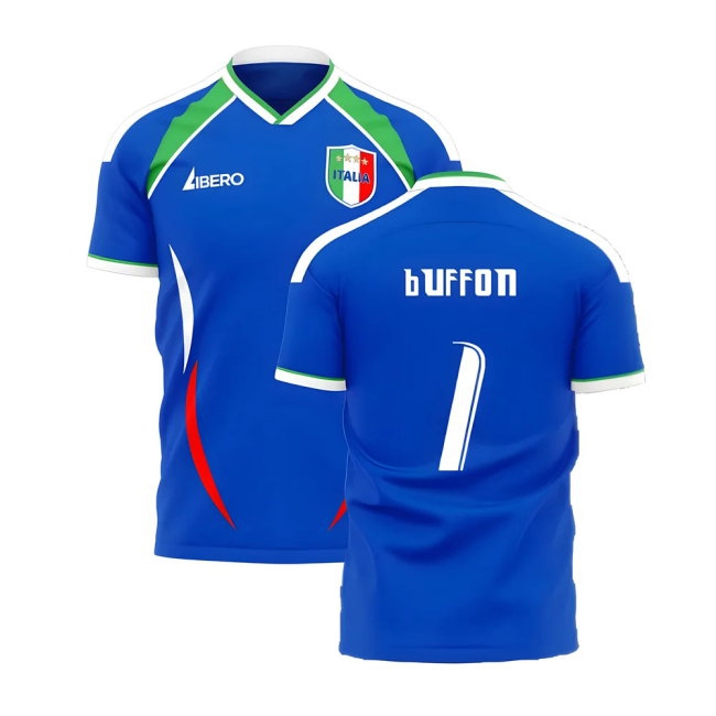 Italy 2006 Style Home Concept Shirt (Libero) (BUFFON 1) — Shop Online
