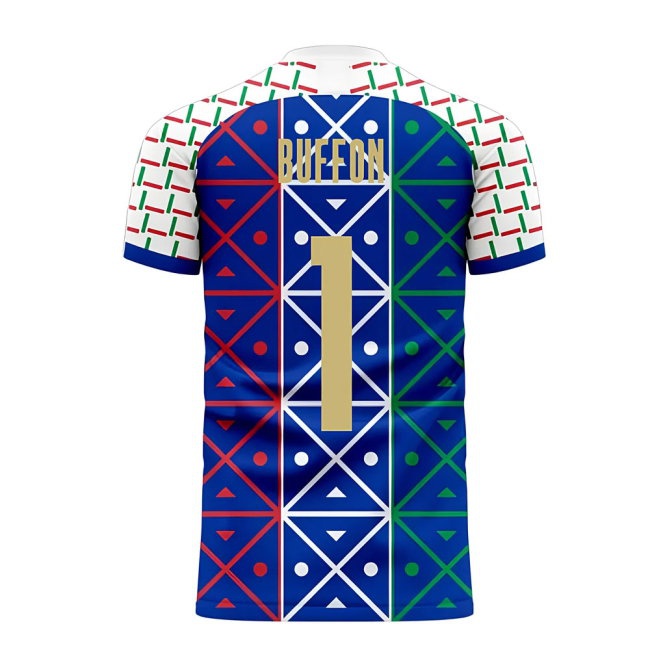 Italy 2025-2026 Renaissance Home Concept Football Kit (Libero) (BUFFON 1) — Buy Now