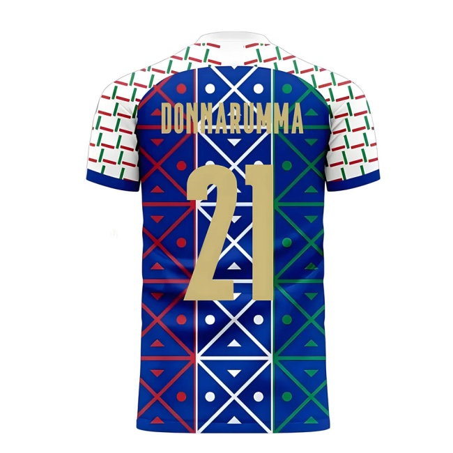 Italy 2025-2026 Renaissance Home Concept Football Kit (Libero) (DONNARUMMA 21) — Buy Now