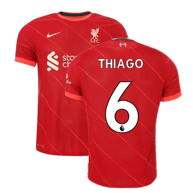 Liverpool 2021-2022 Vapor Home Shirt (Kids) (THIAGO 6) — Shop Now